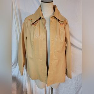 Vintage Trissi 1970’s Faux Leather Jacket
